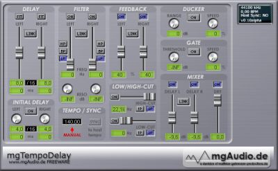 free vst plug-in mgtempo delay