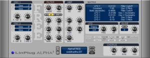 Free VSTi Synth FreeAlpha3