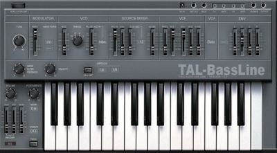 Virtual Instrument Bass Synth Tal-BassLine